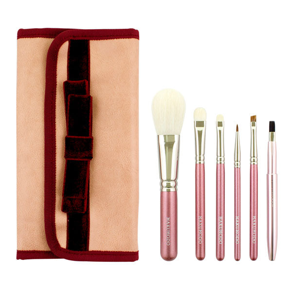 【限定品】白鳳堂 HAKUHODO ブラシセット 淡紅梅セット ローズゴールド 2020-21 Happy Christmas ＆ New Year企画【Bセット】 – 白鳳堂 - 公式
