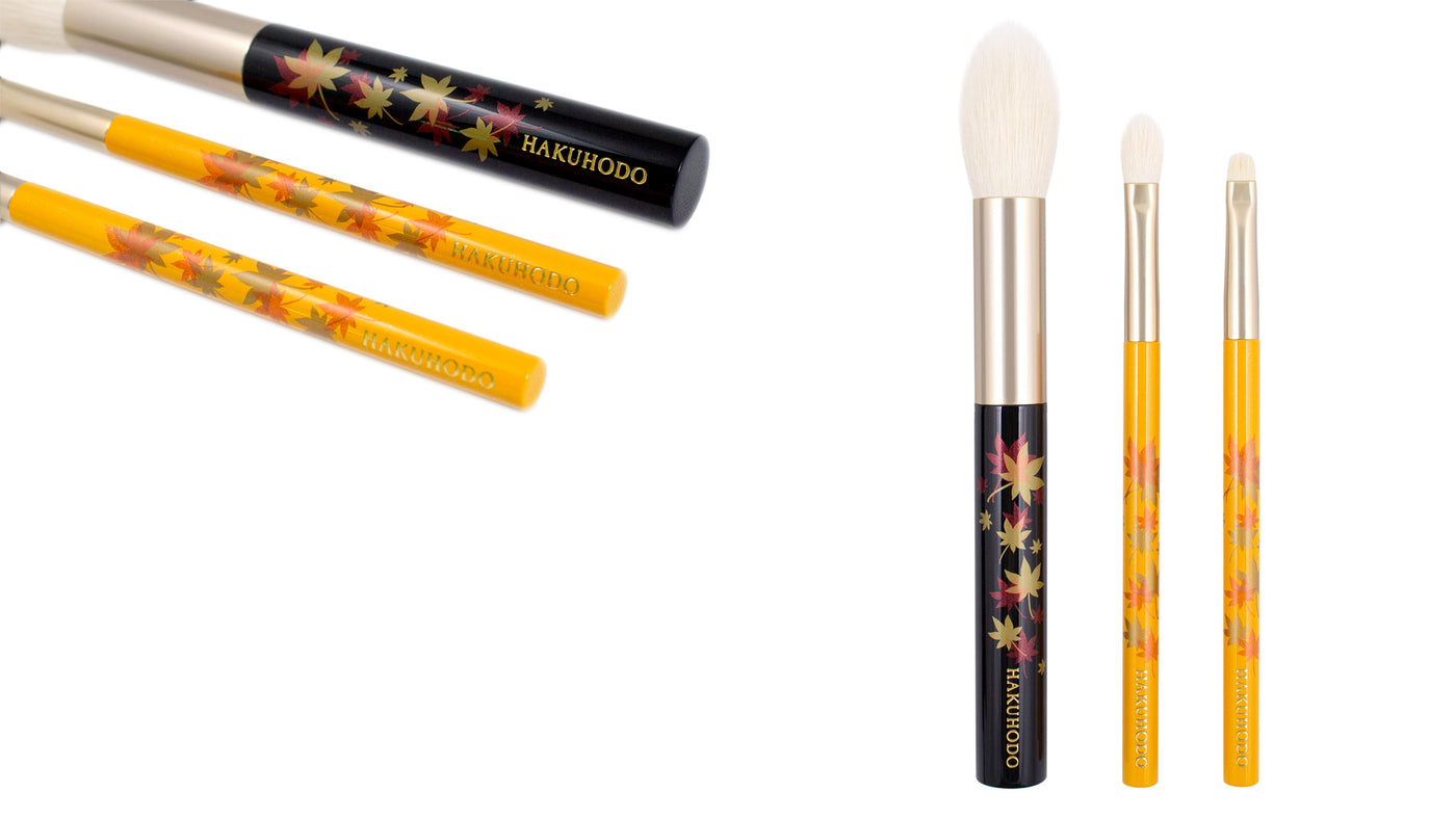 HAKUHODO メイクブラシセット 3本 青 未使用 HAKUHODO メイクブラシセット 3本 青 未使用 - メルカリ